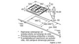 N 70 Plinska ploča za kuhanje 60 cm Nehrđajući čelik T26DS49N0 T26DS49N0-6