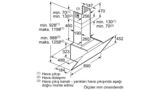 iQ500 Duvar Tipi Davlumbaz 90 cm Siyah Cam LC98KLR61S LC98KLR61S-8