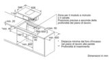 N 90 Piano di cottura con cappa aspirante (induzione) 80 cm surface mount with frame T58TS6BN0 T58TS6BN0-7