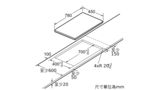 iQ700 電磁爐 78 cm 黑色, surface mount with frame EH8P5261HK EH8P5261HK-5