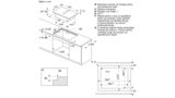 N 90 Induction hob with integrated ventilation system 80 cm flush mount T58PL6EX2 T58PL6EX2-15