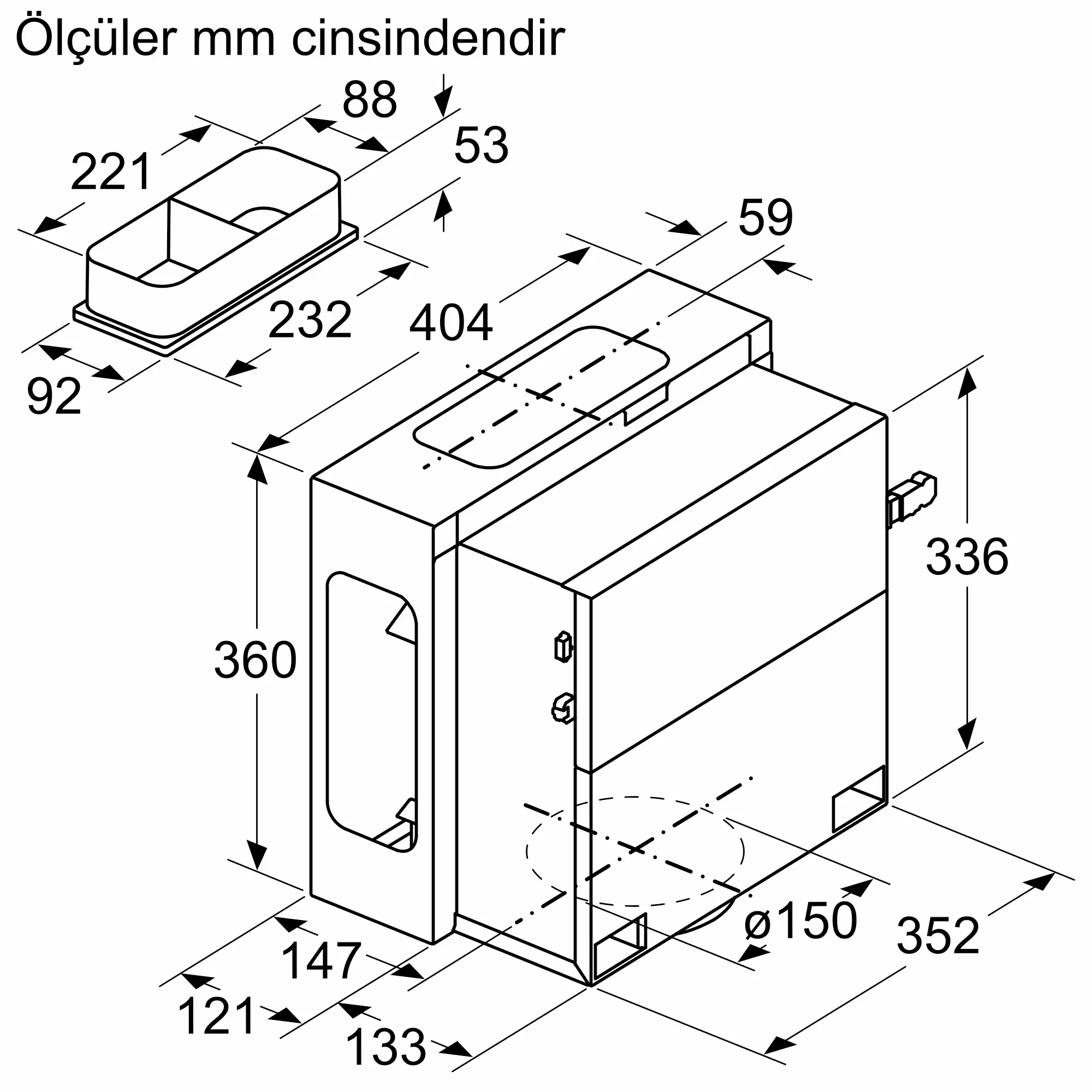 AA200910 installation accessory | GAGGENAU TR