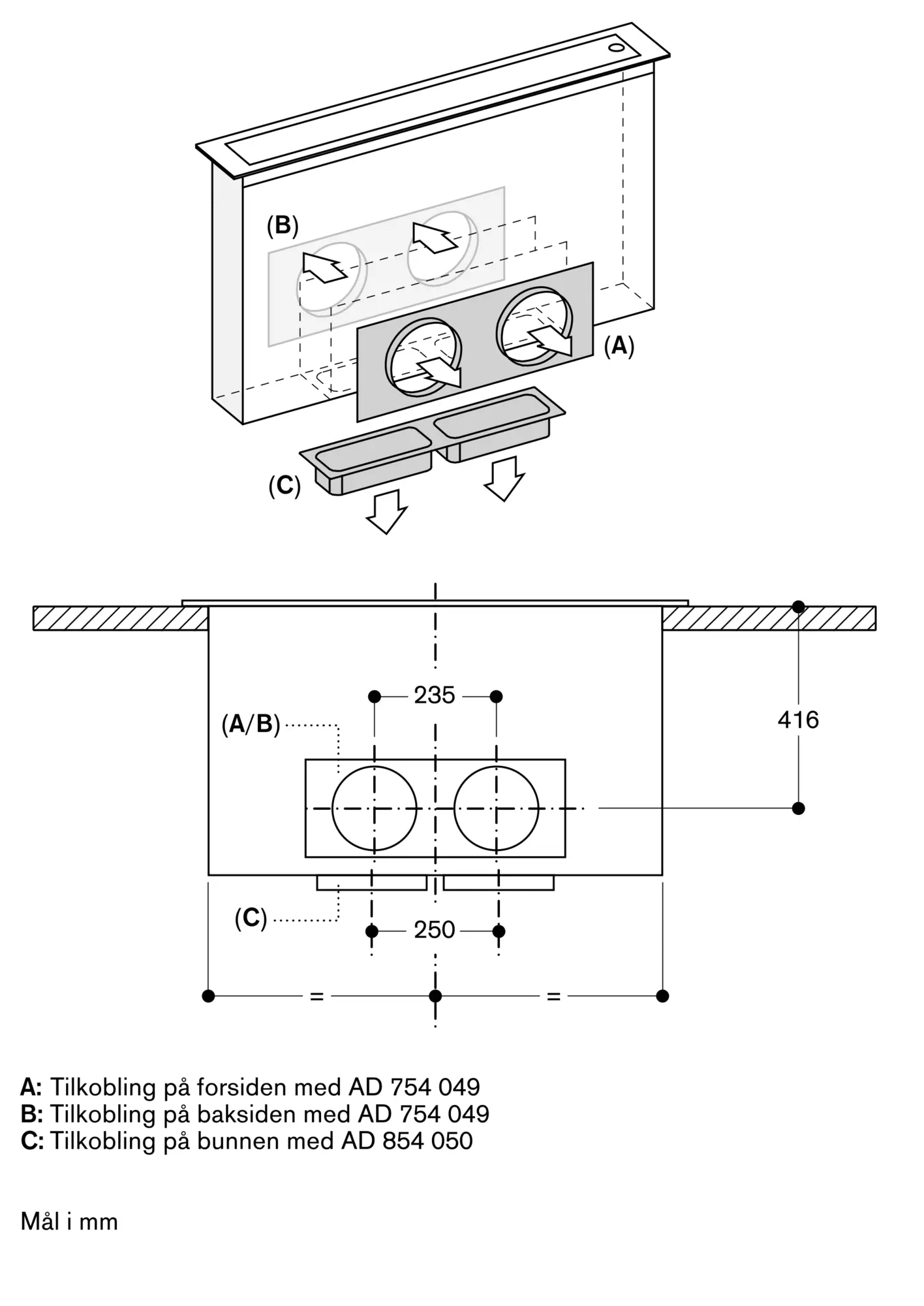 AL400192 Benkeventilasjon | GAGGENAU NO