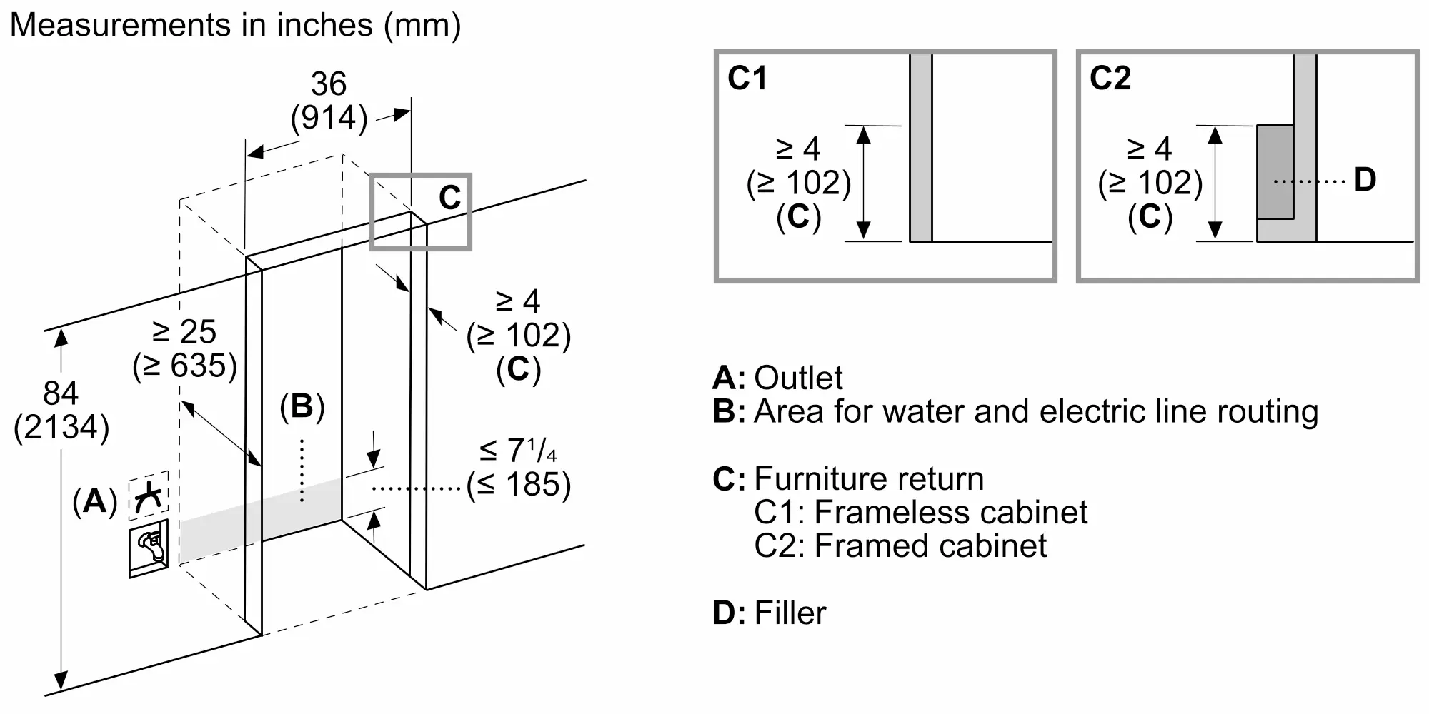 T36IT100NP Built-in French Door Bottom Freezer | THERMADOR US