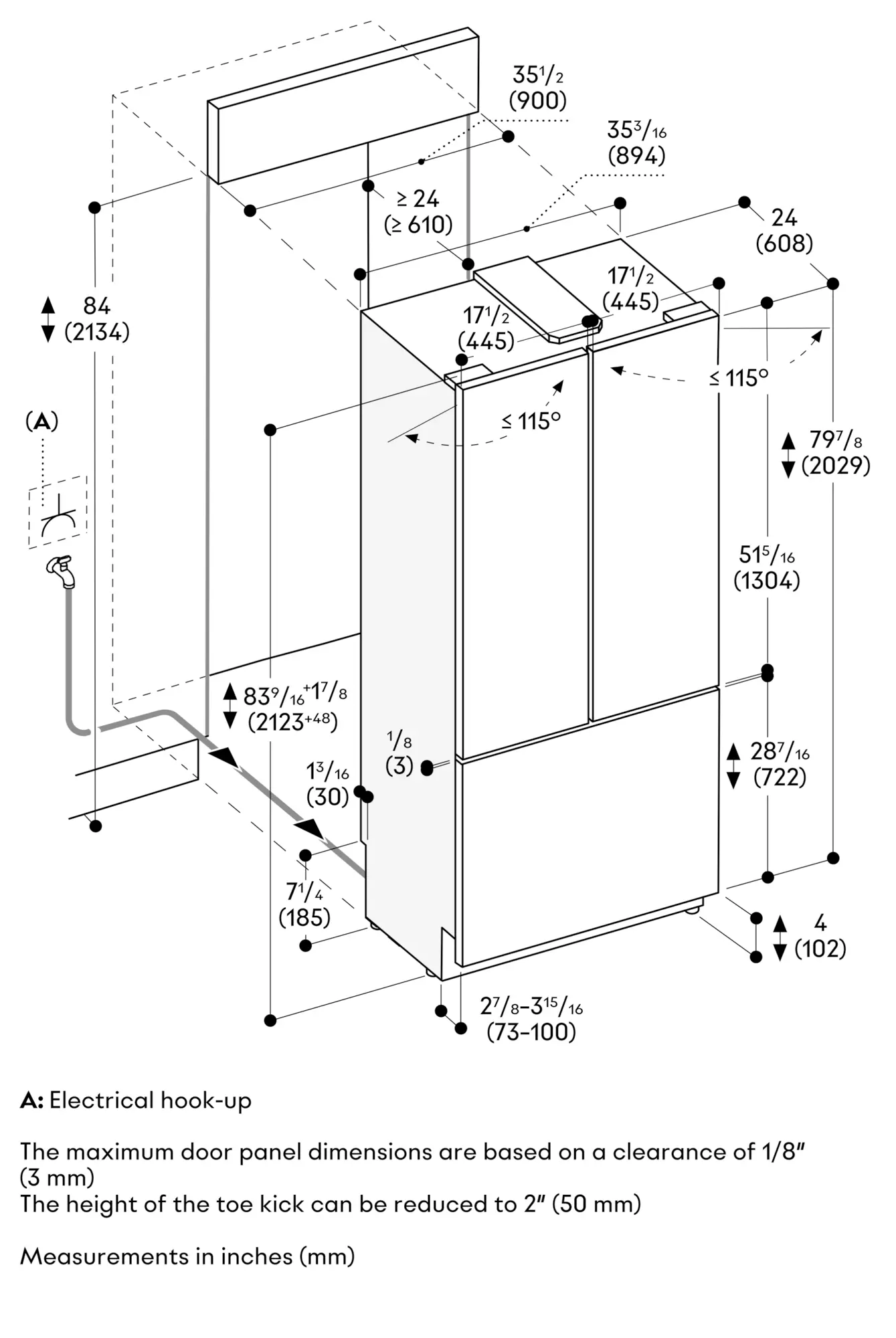 RVY497790 Built-in Bottom Freezer Refrigerator | GAGGENAU CA