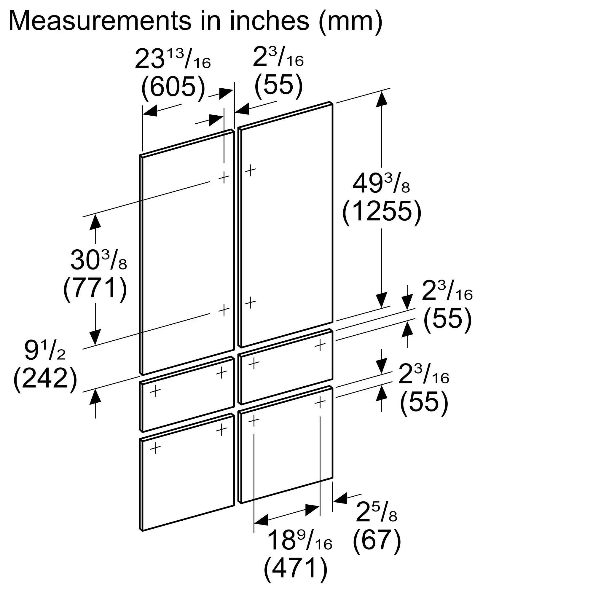 TFL48IT100 Door Panel | THERMADOR US