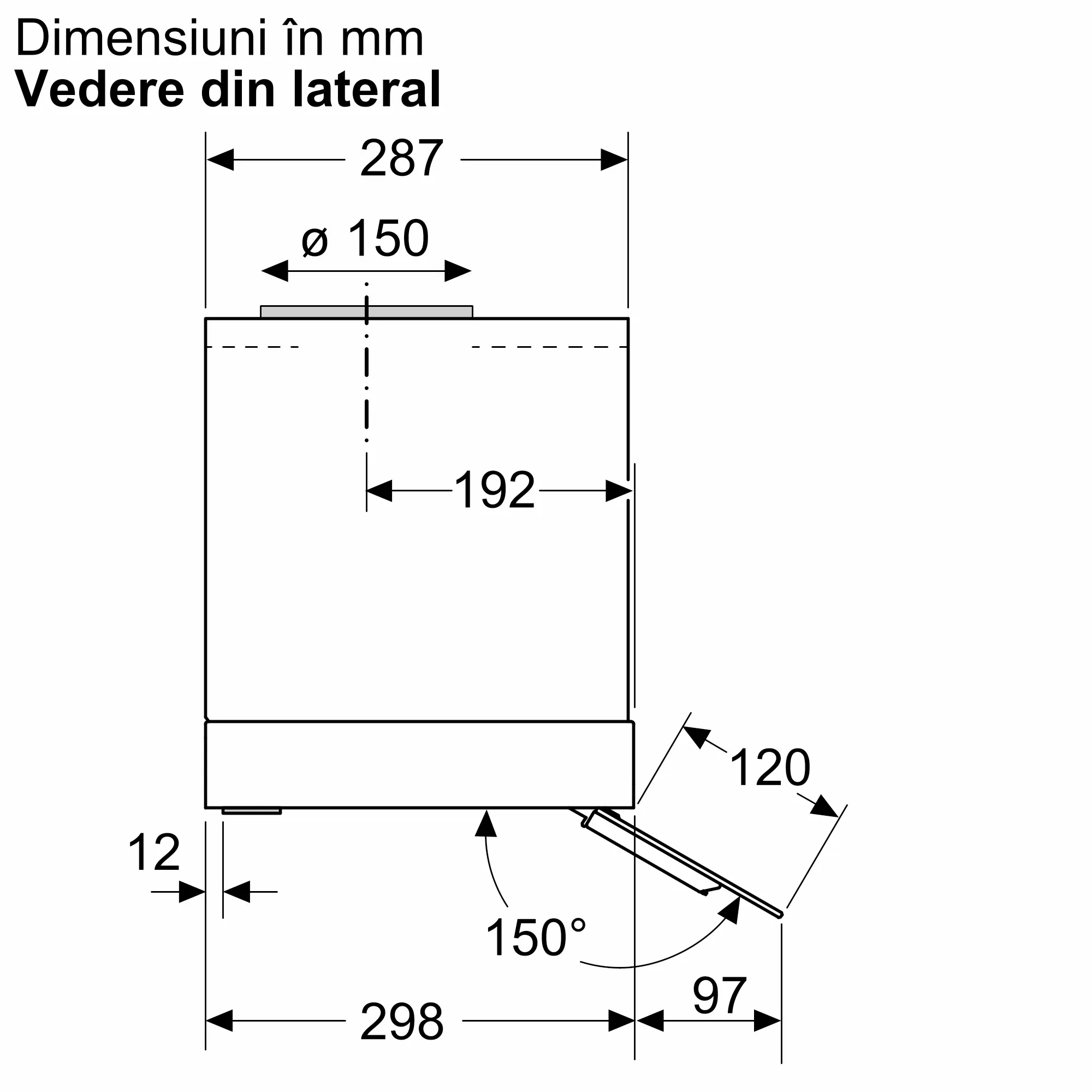 DBB87DP60 Hotă complet integrabilă | BOSCH RO