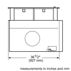 Masterpiece® Series 36 inch Downdraft UCVM36FS