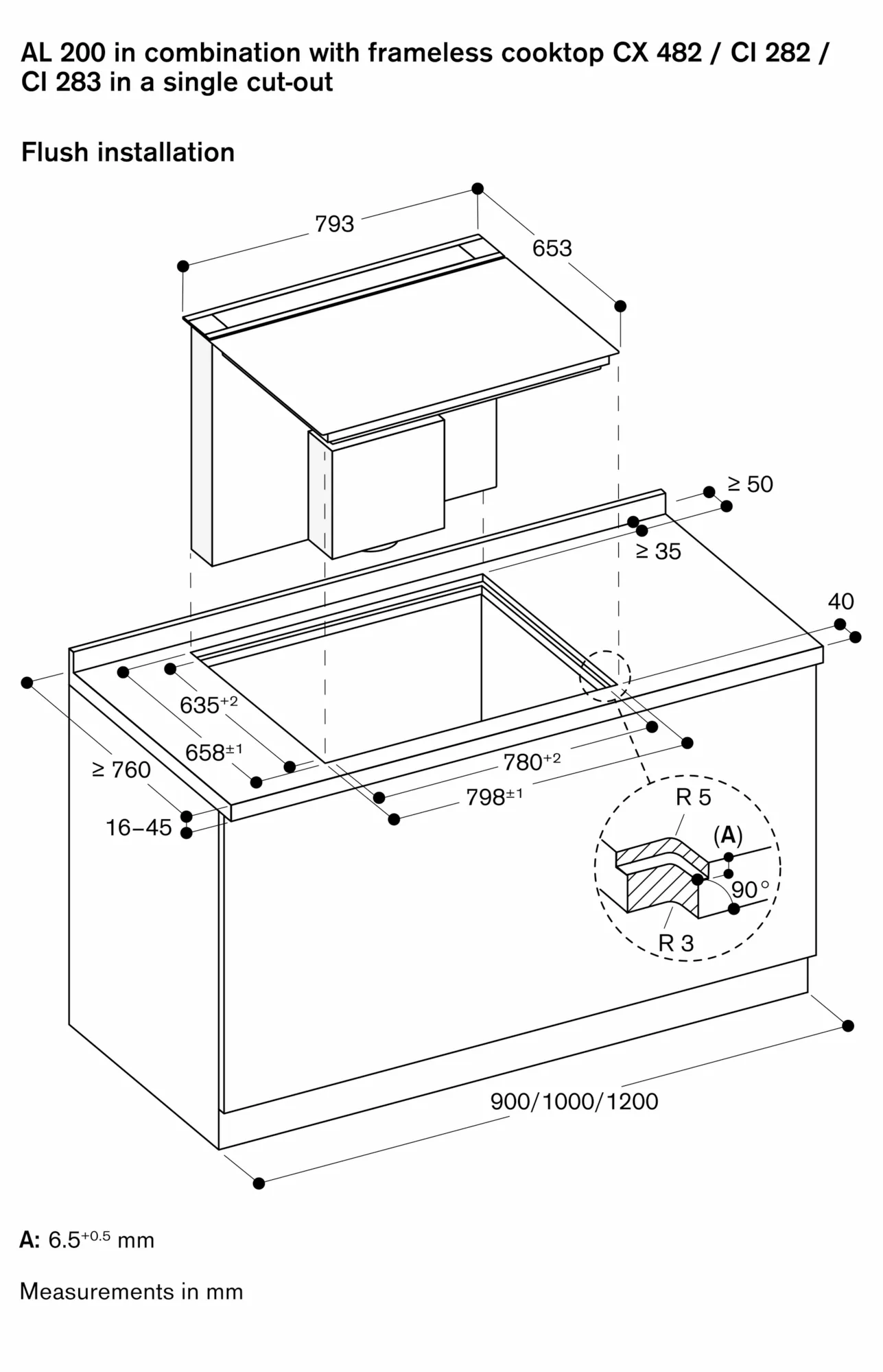 AL200180 Table ventilation | GAGGENAU ZZ