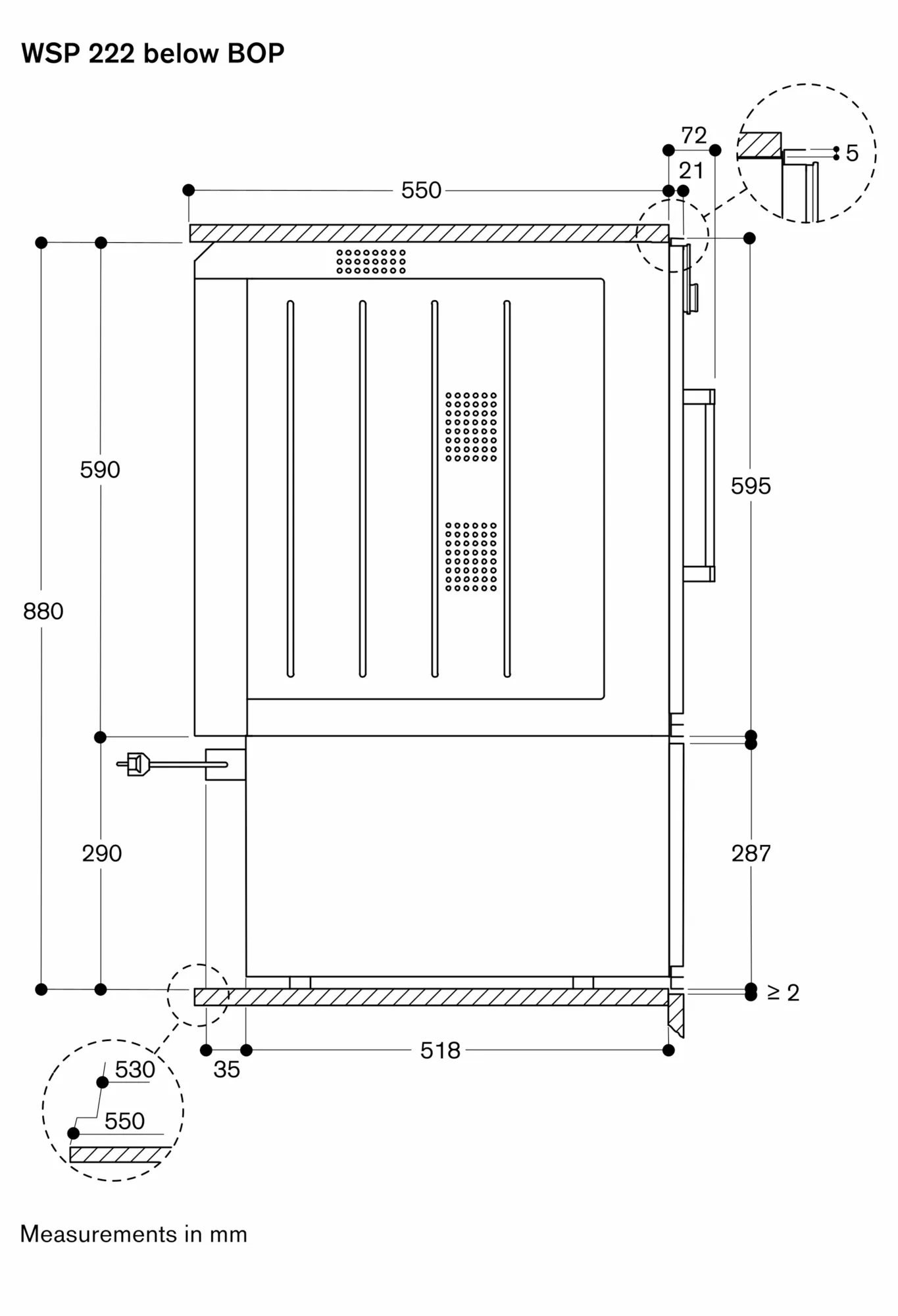WSP222132 warming drawer | GAGGENAU ZZ