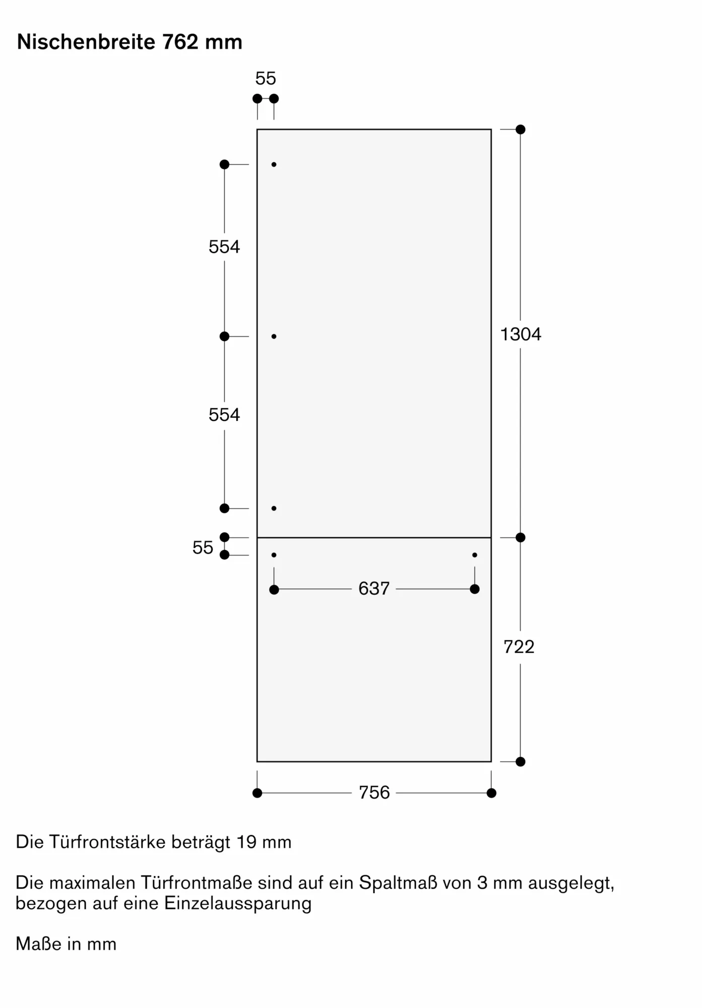 Vario Kältegeräte Serie Expressive Kühl- und Gefrierkombination 213.4 x 76.2 cm - Thumbnail 2