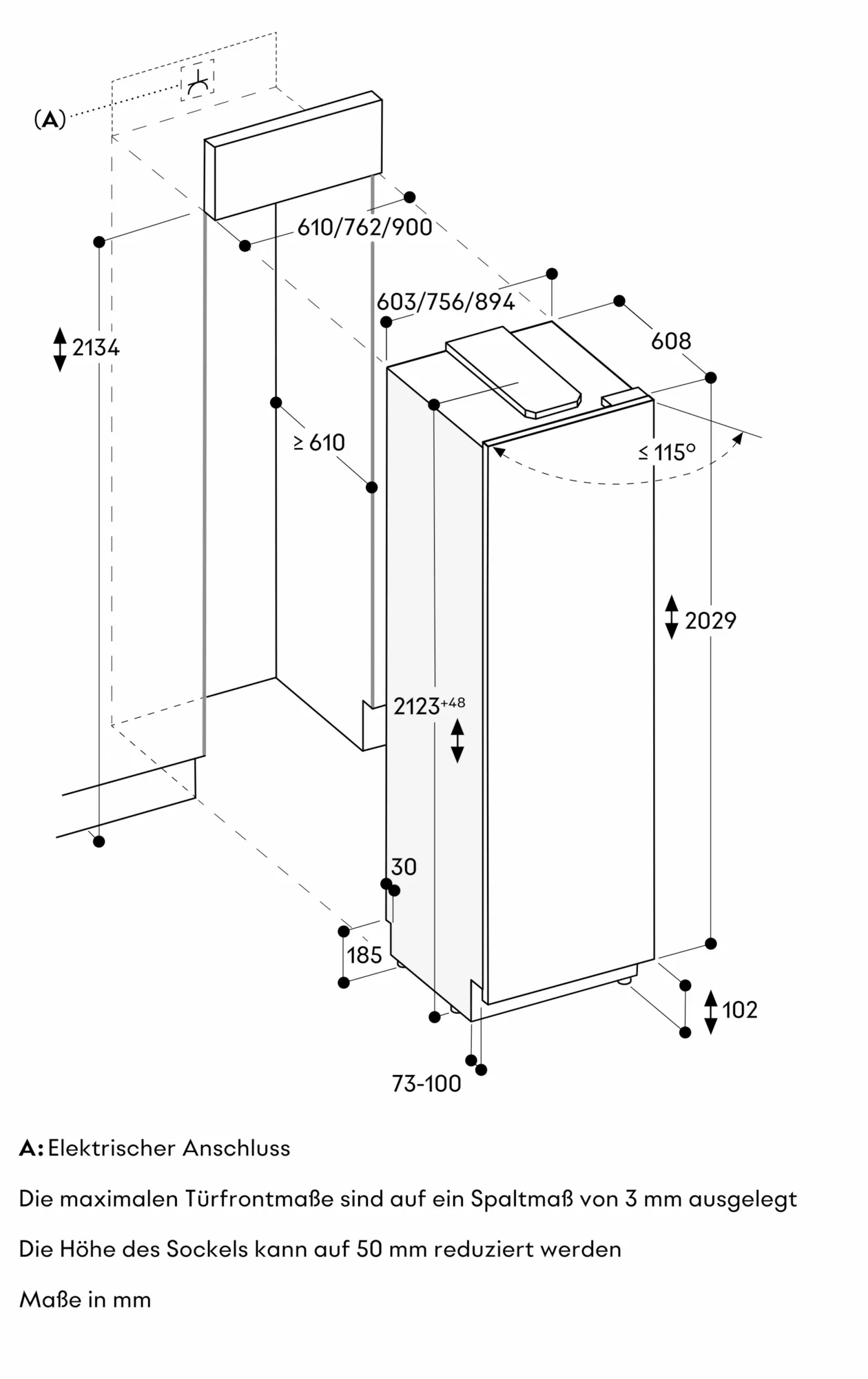 Vario Kältegeräte Serie Expressive Kühlgerät 213.4 x 76.2 cm - Thumbnail 5