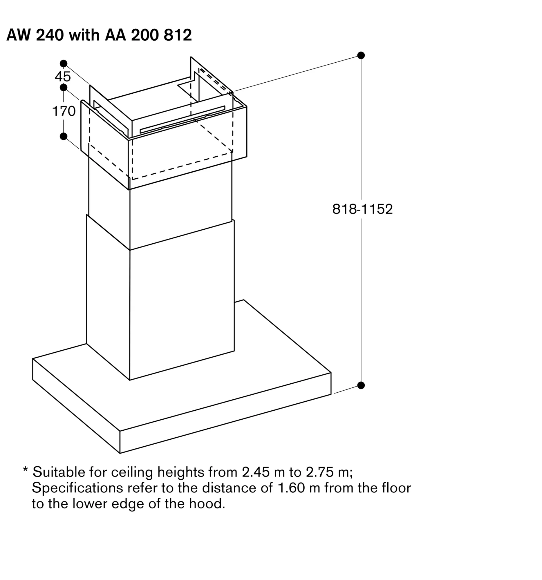 AW240190 Wall-mounted Cooker Hood | GAGGENAU IN