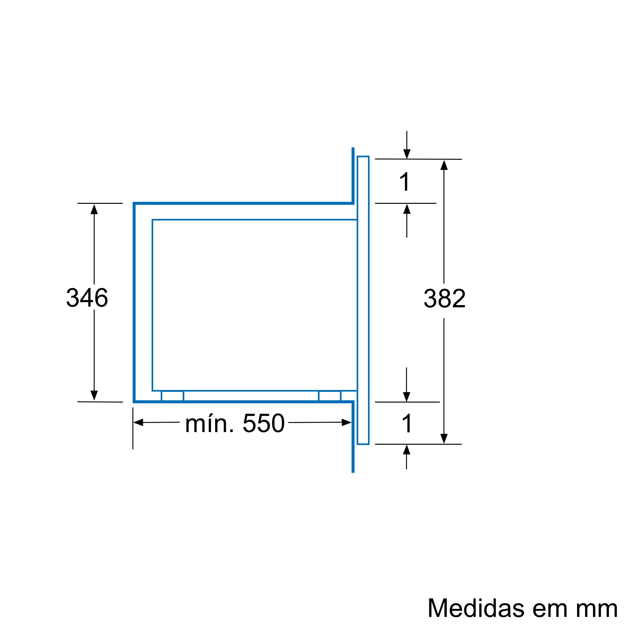 3WM360BIC Microondas integrable