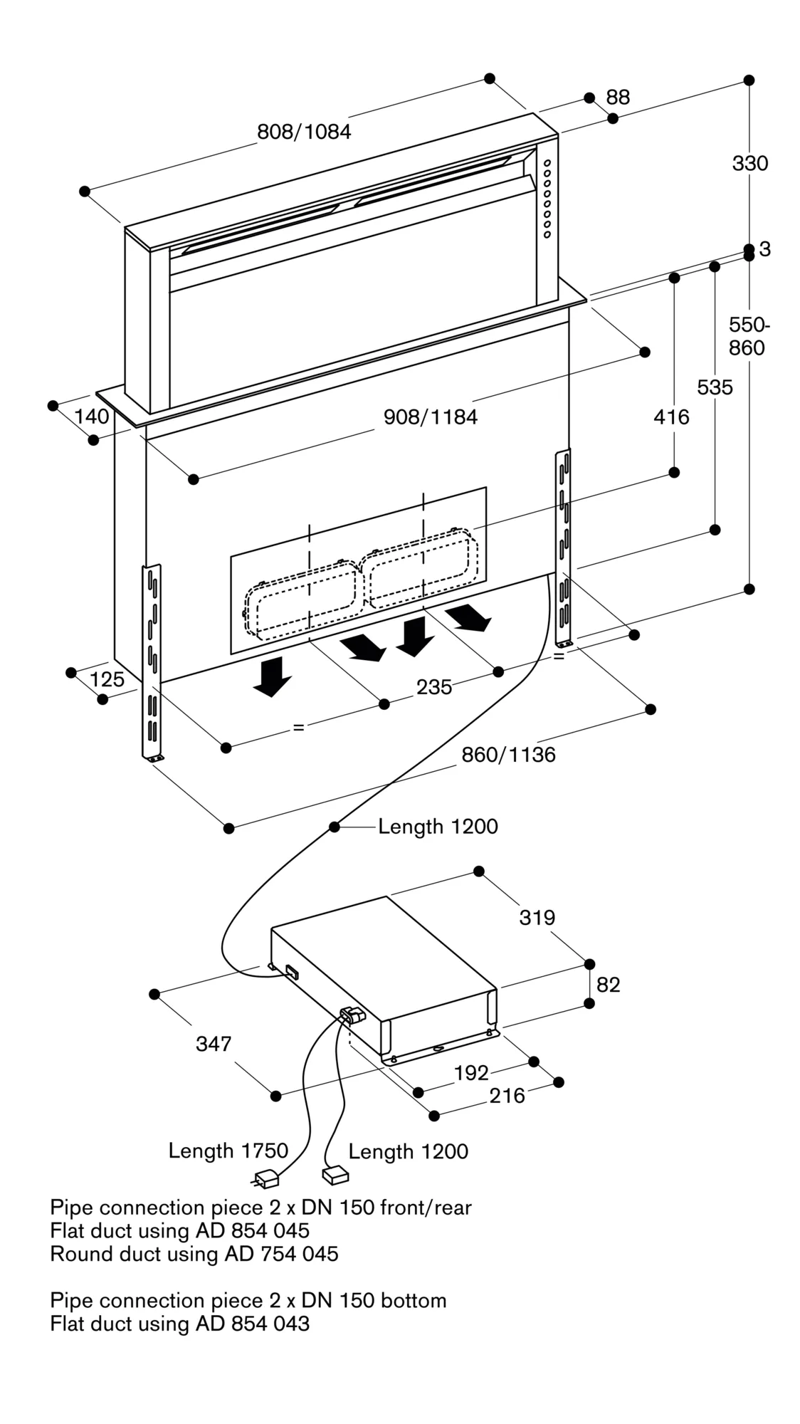AL400191 Table ventilation | GAGGENAU AU
