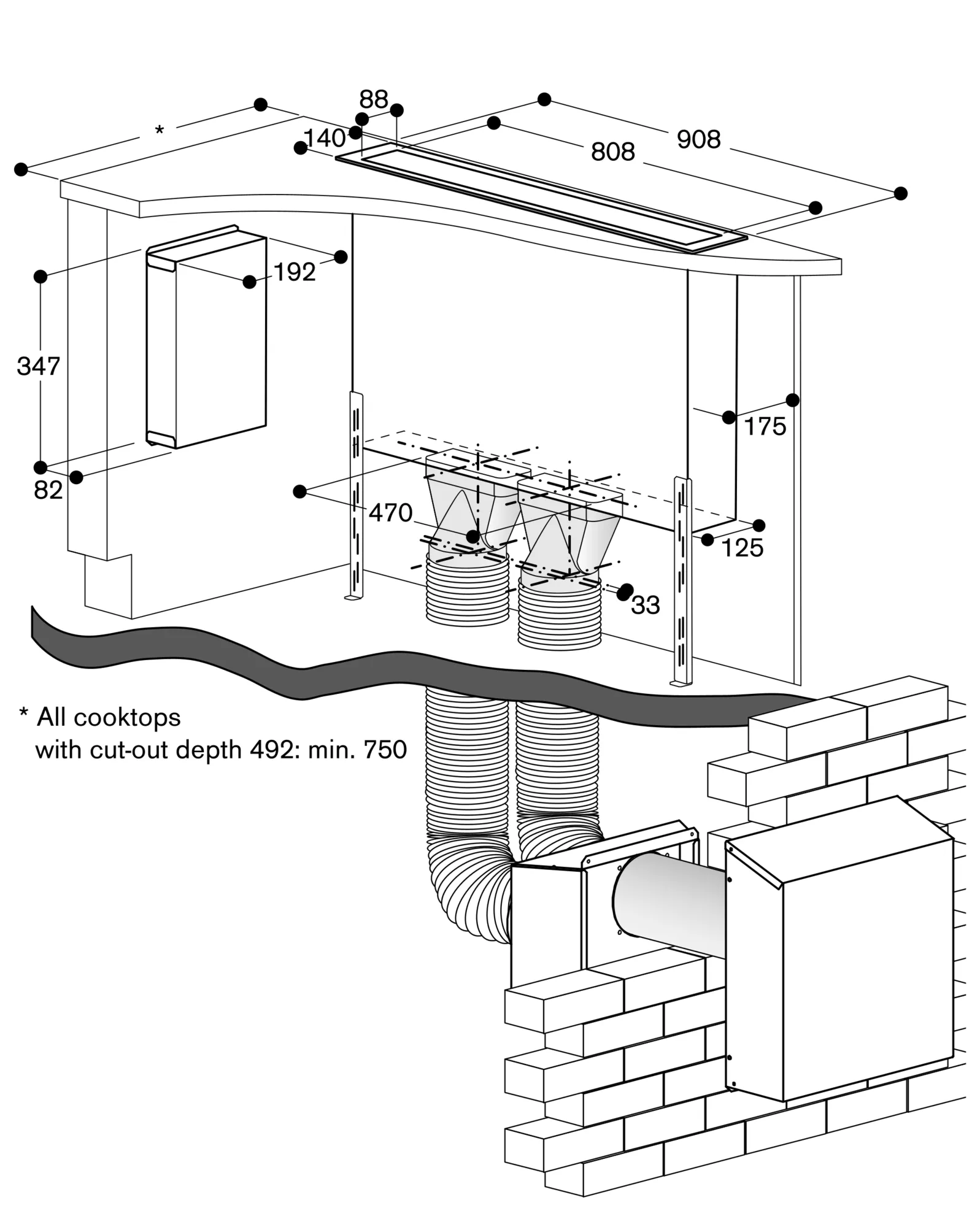 AL400191 Table ventilation | GAGGENAU AU