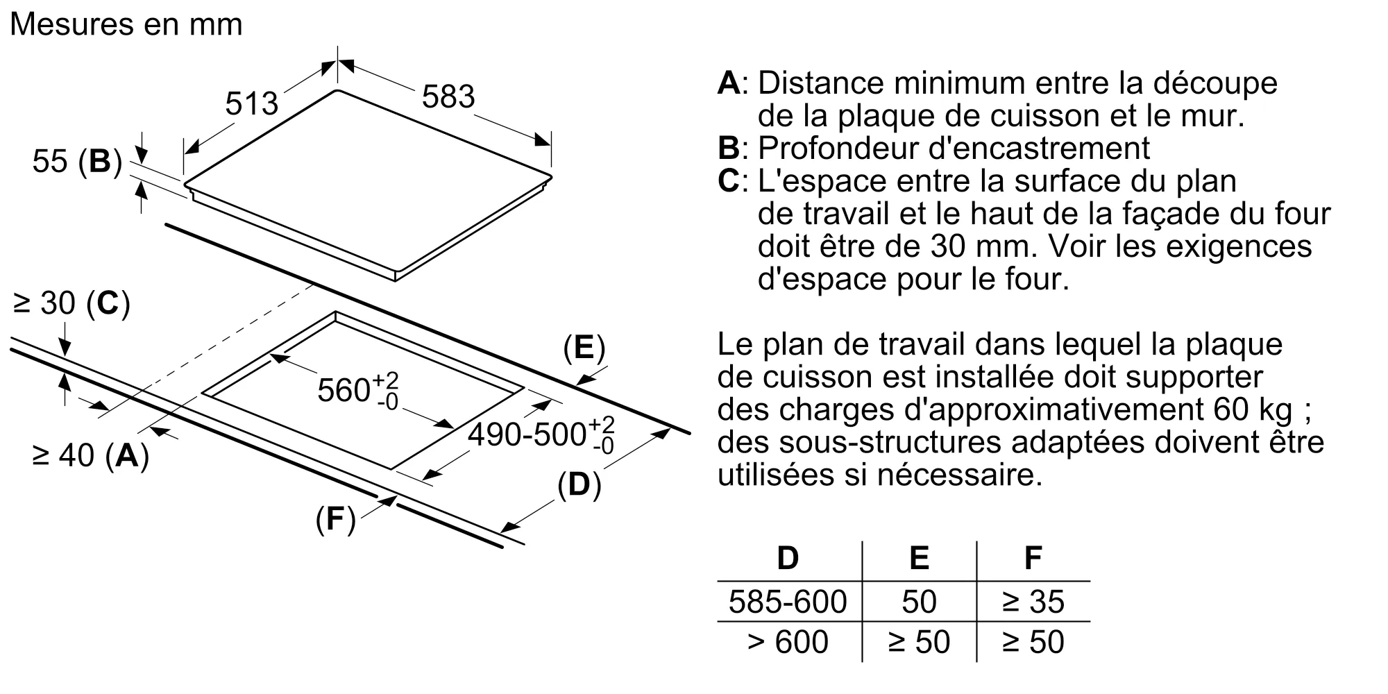 EI645CFB6M Table de cuisson à induction | SIEMENS CH