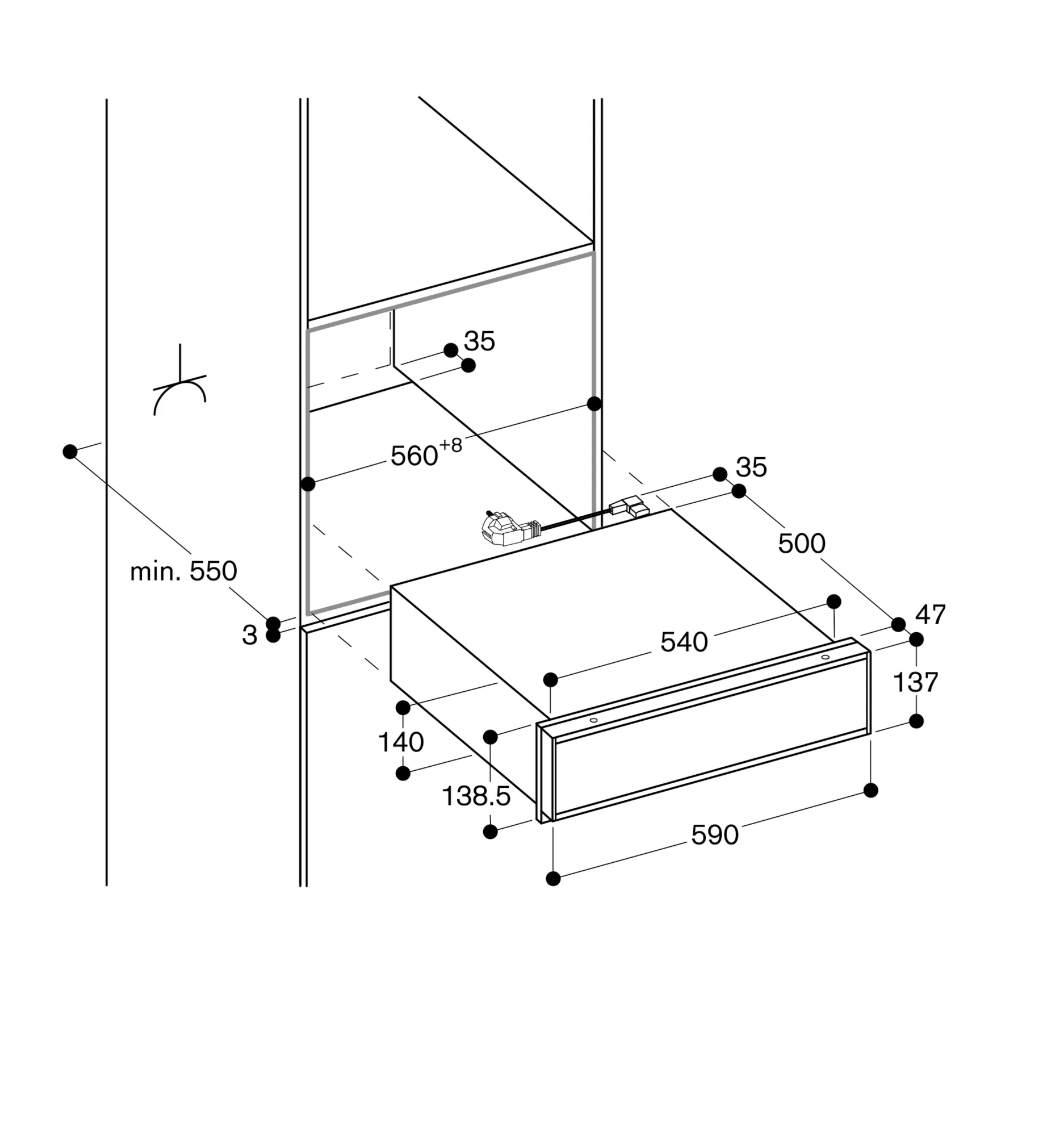 DV461100 vacuuming drawer GAGGENAU GB