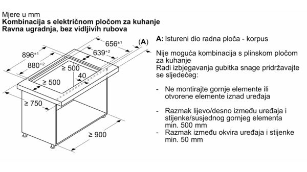 N 90 Podizna napa 90 cm ugradnja u ravnini radne plohe I98WMM1S5 I98WMM1S5-10
