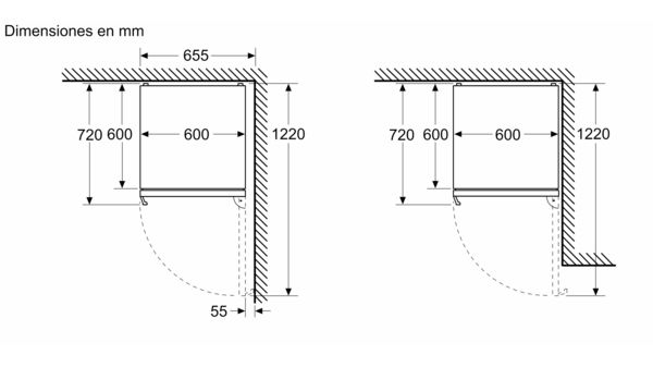 Frigorífico combinado 186 x 60 cm Acero antihuellas 3KFB664XE 3KFB664XE-8