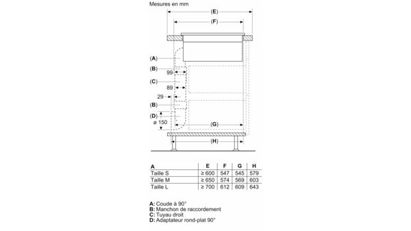 iQ500 Table induction aspirante 70 cm sans cadre ED711FQ15E ED711FQ15E-7