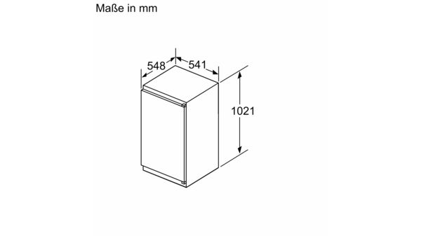 Einbau-Kühlschrank 102.5 x 56 cm Schleppscharnier CK131NSE0 CK131NSE0-5