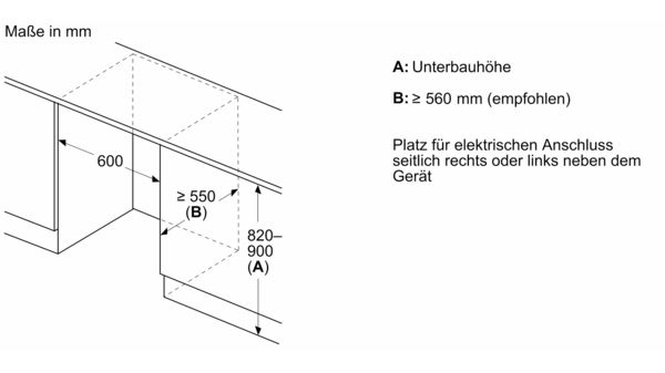 Unterbau-Kühlschrank 82 x 59.8 cm Flachscharnier CK101VFE0 CK101VFE0-7