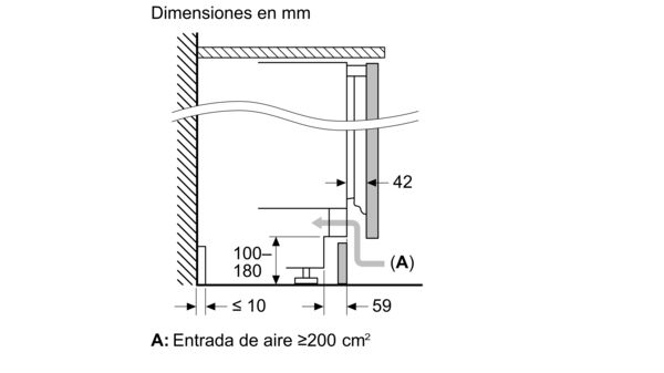 Frigorífico bajo encimera 82 x 60 cm Sistema de integración de puerta fija 3KUE037S 3KUE037S-10