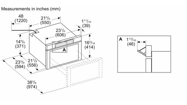 Professional MicroDrawer® Microwave 24'' Stainless Steel MD24BS MD24BS-13
