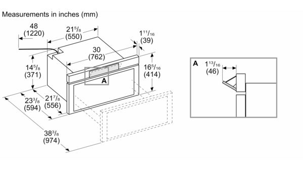 Professional MicroDrawer® Microwave 30'' Stainless Steel MD30BS MD30BS-11