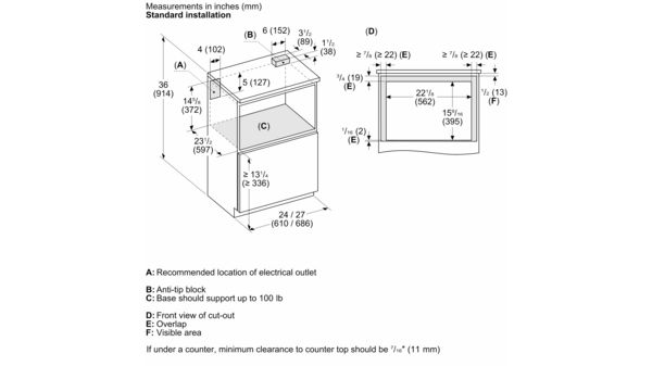 Professional MicroDrawer® Microwave 24'' Stainless Steel MD24BS MD24BS-14