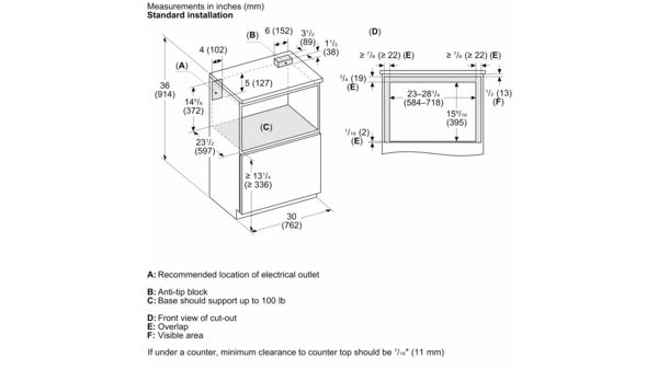 Professional MicroDrawer® Microwave 30'' Stainless Steel MD30BS MD30BS-12