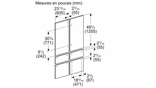 Portes décoratives TFL48IT100 TFL48IT100-3