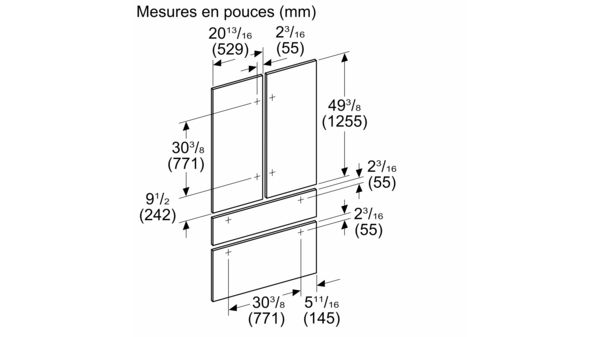 Portes décoratives TFL42IT100 TFL42IT100-3