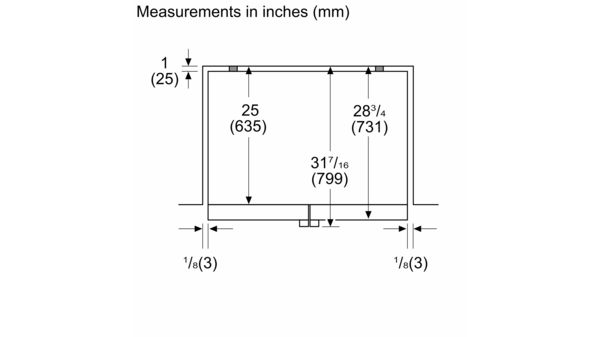 Freedom® French Door Bottom Mount 36'' Professional Stainless Steel T36FL821NS T36FL821NS-15