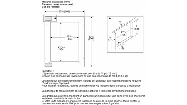 Freedom® Réfrigérateur intégré avec porte vitrée 24'' Professional Inox,  T24UR925RS T24UR925RS-8