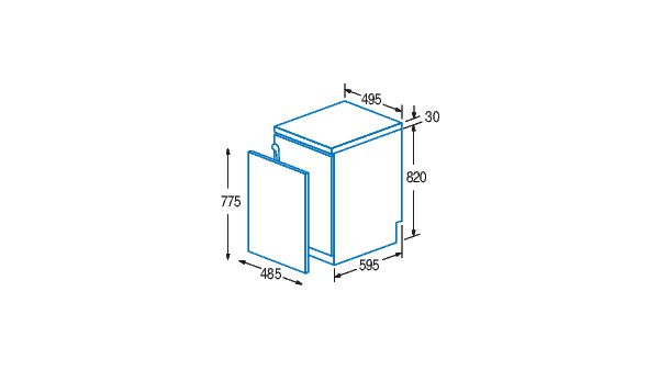 Under Counter Freezer 85 x 50 cm 3GV9000 3GV9000-2