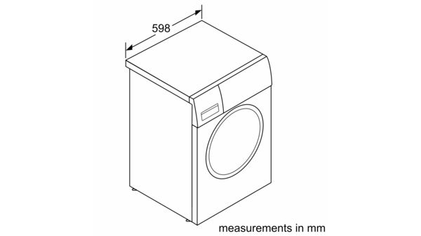 iQ500 Washing machine, front loader 9 kg 1400 rpm WM14W750GB WM14W750GB-8