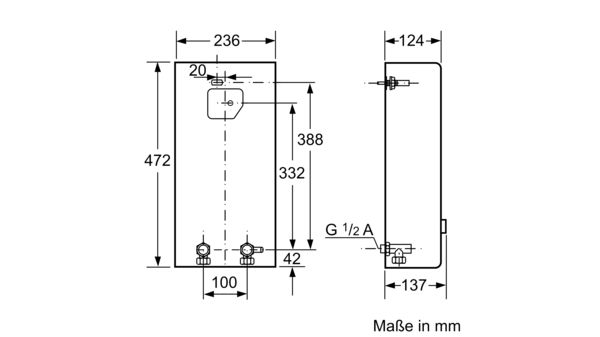 electronic Durchlauferhitzer electronisch 21kW DE21401 DE21401-3