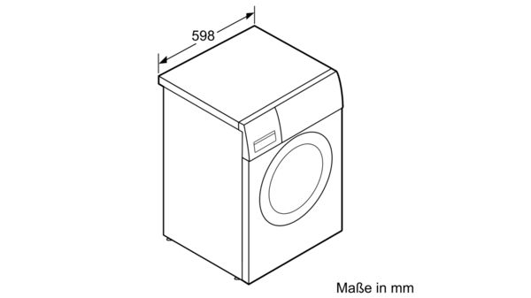 iQ300 Waschmaschine, Frontloader 6 kg 1400 U/min. WM14N020 WM14N020-5