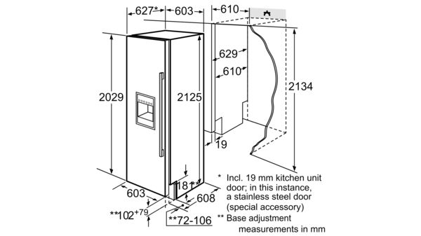 iQ700 Built-in freezer 212.5 x 60.3 cm FI24DP32 FI24DP32-5