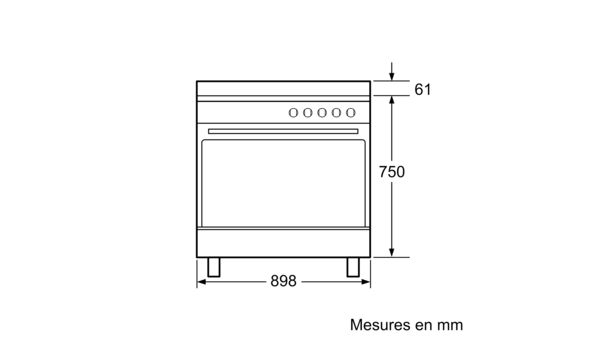iQ700 Range cooker Inox HQ738257E HQ738257E-8