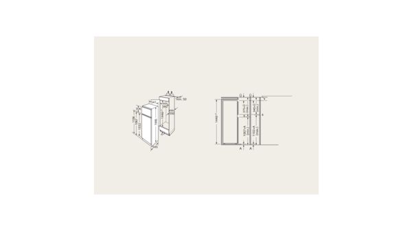 iQ300 Einbau-Kühl-Gefrier-Automat Schlepptür-Technik KI26DA20 KI26DA20-2