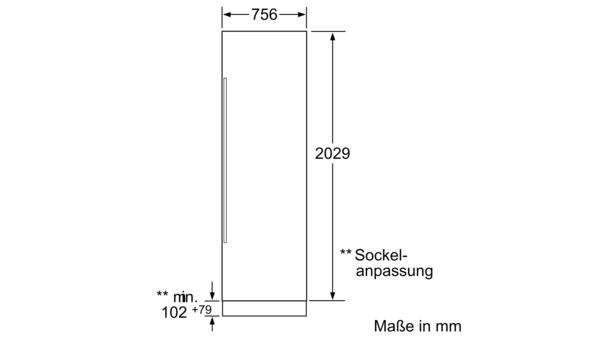 iQ700 Einbau-Kühlschrank 212.5 x 75.6 cm CI30RP01 CI30RP01-3