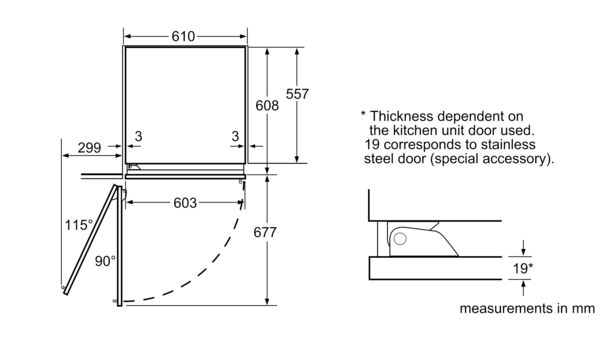 iQ700 Built-in freezer 212.5 x 60.3 cm FI24DP32 FI24DP32-3