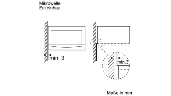 Einbau-Mikrowelle Edelstahl C54L60N3 C54L60N3-7