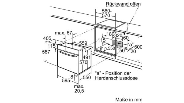 Einbau-Herd Edelstahl CH130254 CH130254-3