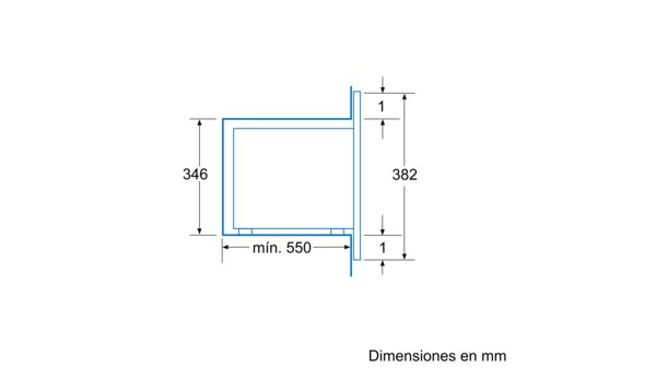 3WG365NIM Microondas integrable