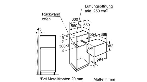 NEFF H12WE60N0 Einbau Mikrowelle NEFF H12WE60N0 Einbau Mikrowelle