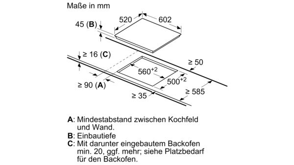 iQ500 Elektro-Kochfeld 60 cm Schwarz, Mit Rahmen aufliegend ET675LMP1D ET675LMP1D-6
